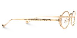 Serena Oval Gold Glasses2