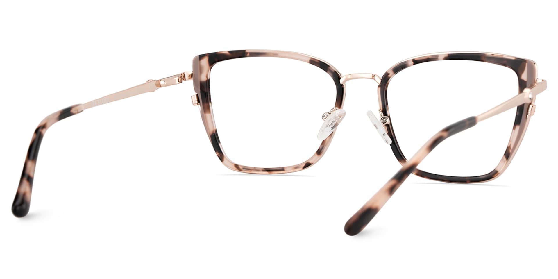 Juniper Eyeglasses in Square Tortoise Frame | Zeelool5