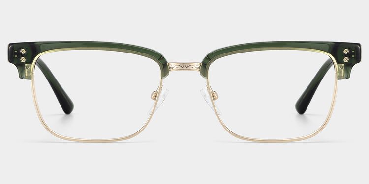 Ryan Browline Green Glasses
