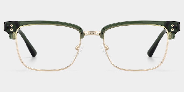 Ryan Browline Green Glasses
