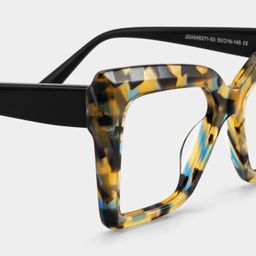Thiline Square Tortoise Glasses5
