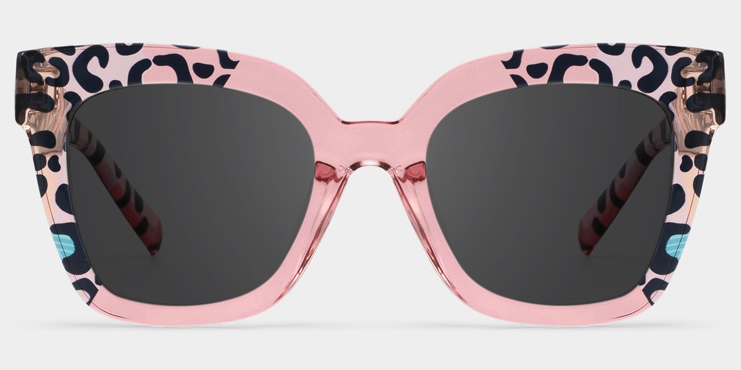Malcolm Tr90 Pink-Leopard Frame Sunglasses | ZEELOOL