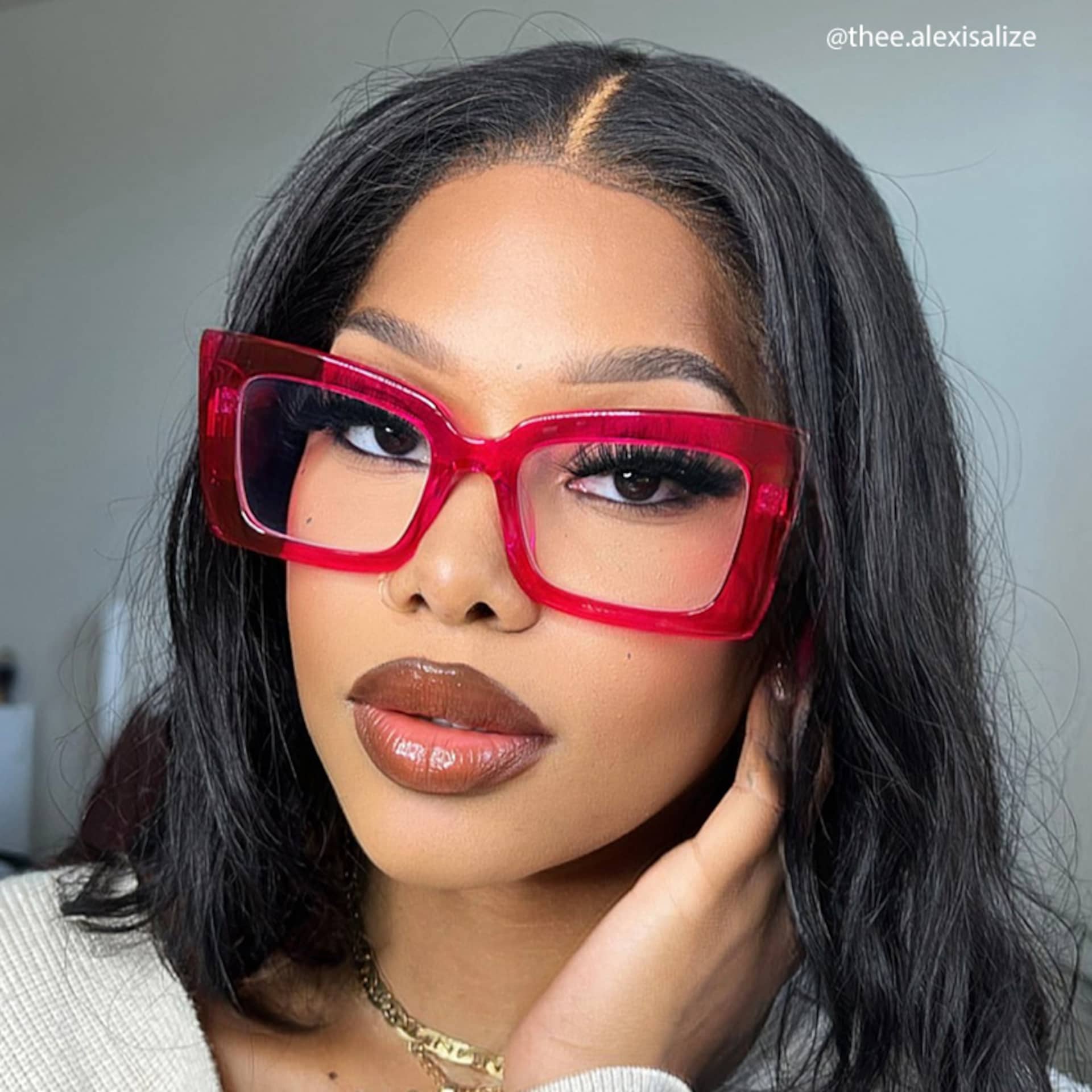 Mitia Neon Pink Eyeglasses and Designer Gasses Frames4