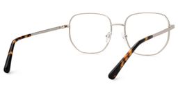 Steeve Square Silver Glasses3