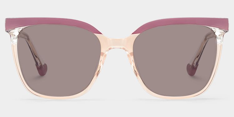 Tawana Square Purple Glasses