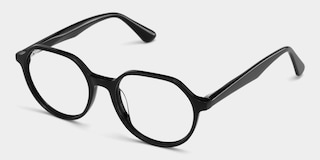 Hazel Geometric Black Glasses3
