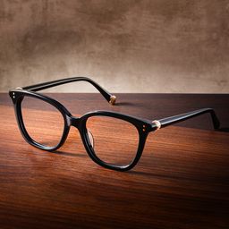 Miles Black Square Glasses9