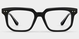 Michael Square Black Glasses1