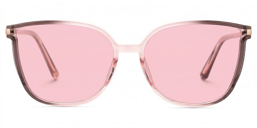 Rodz Pink-Tan Square Sunglasses