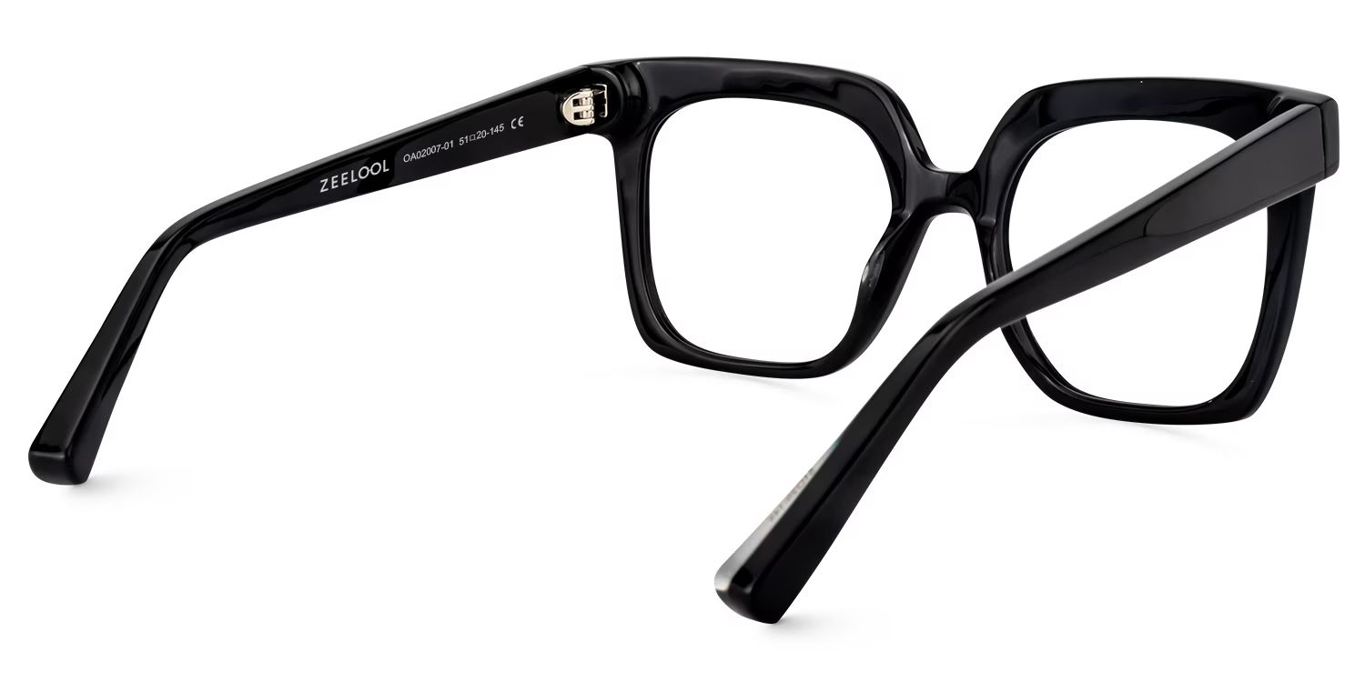 Dexter Square Black Eyeglasses and Glasses Frames4