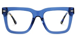 Redina Square Blue Glasses1