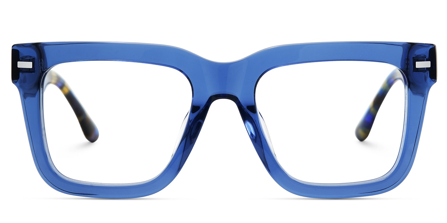 Redina Square Blue Glasses
