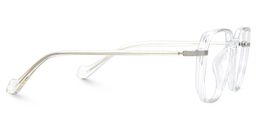Maura Geometric Clear Glasses2