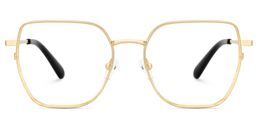Fife Geometric Gold Glasses