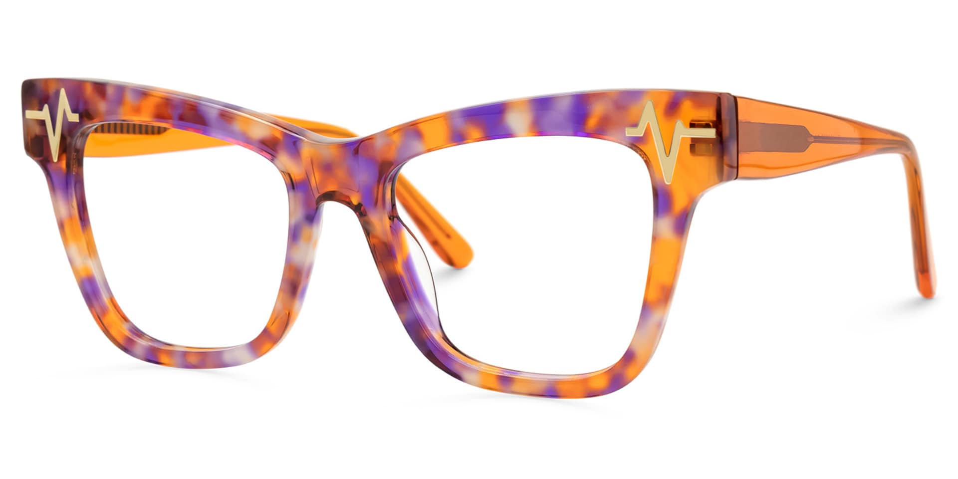Cara Butterfly Orange Eye Glasses for Women | Zeelool1