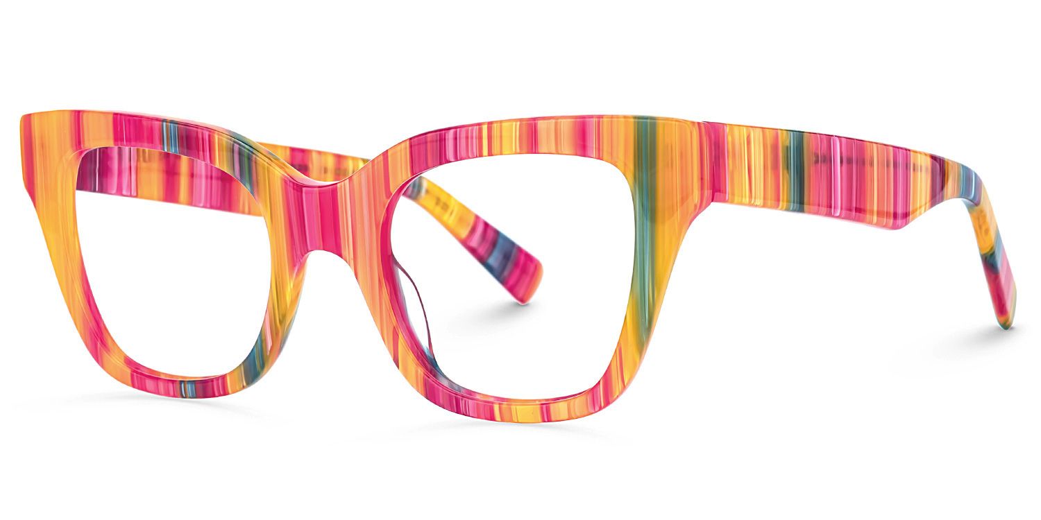 Nereyda Candy Glasses Twizzlers Frames | Zeelool Optical1