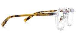 Jerria Round Clear Glasses2