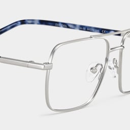 Iris Aviator Silver Glasses6
