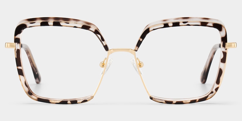 Cordaro Square Clear Tortoise Shell Glasses