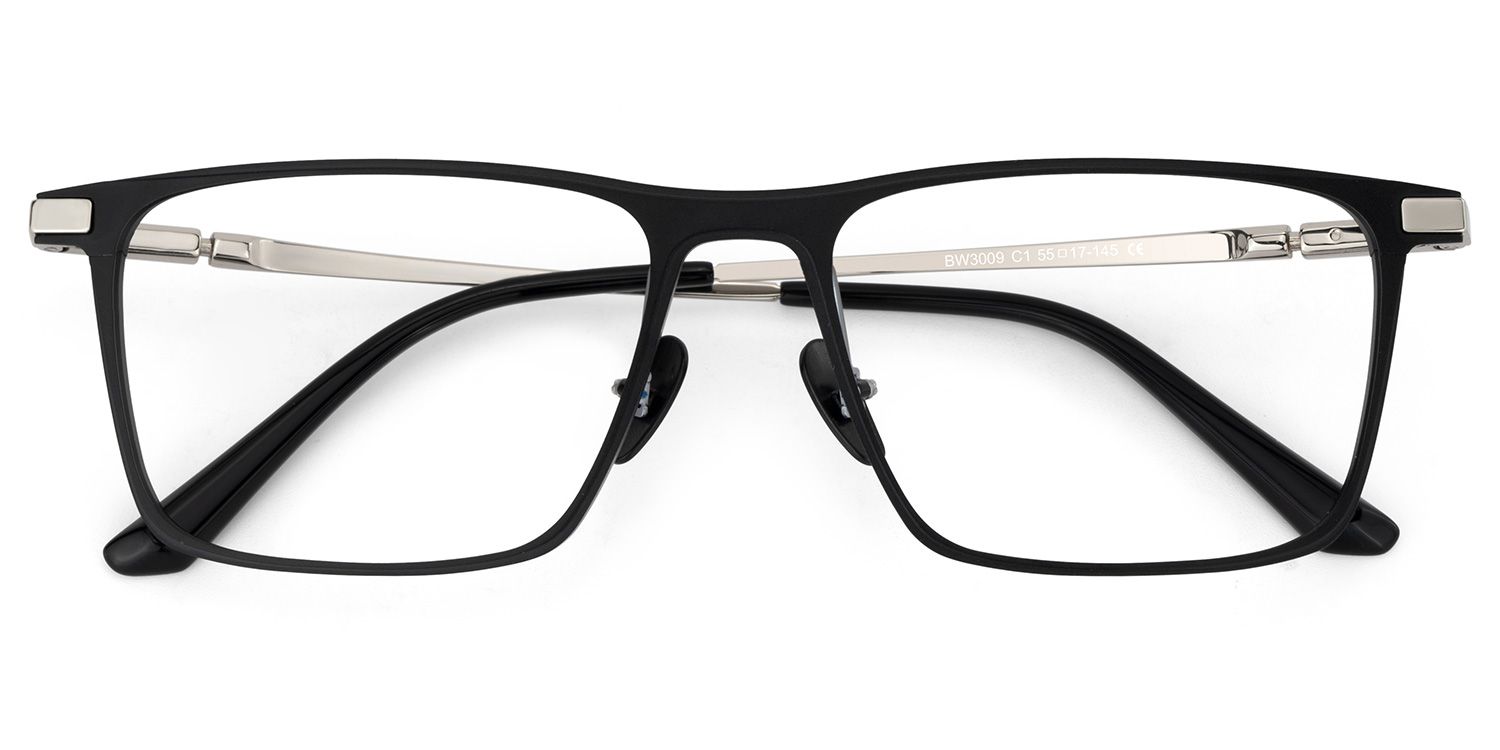 Titanium Eyeglasses for Men in Black Color4