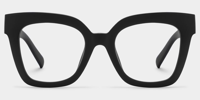Malcolm Square Black Glasses