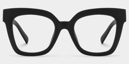 Malcolm Square Black Glasses1