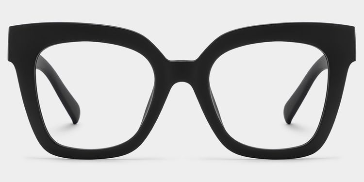 Malcolm Black Square Glasses