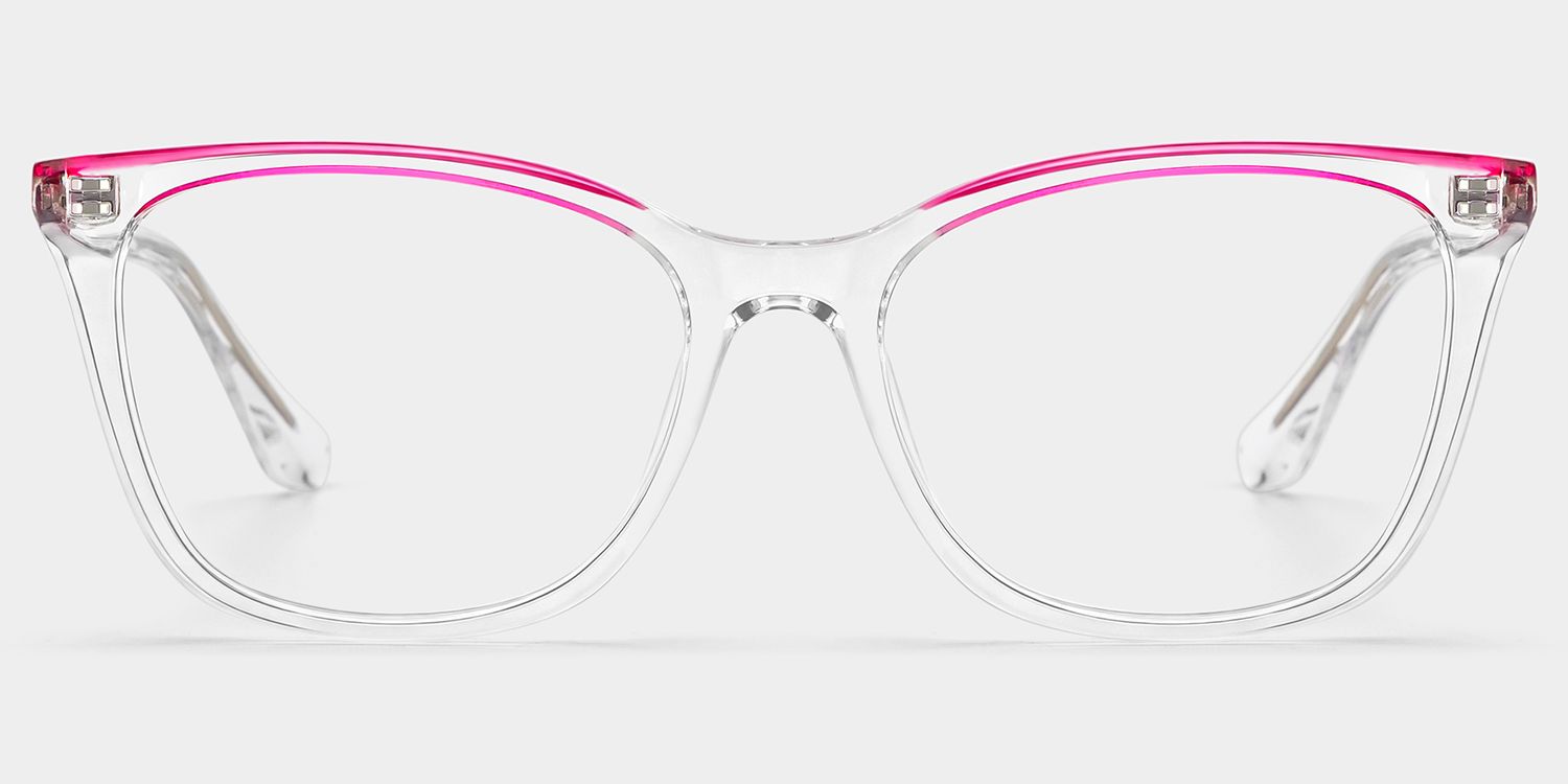 Margaret Cat Eye Clear Color Frame Glasses Online | ZEELOOL1