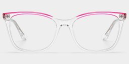 Margaret Clear Cat-eye Glasses1