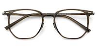 Isla Geometric Green Glasses2