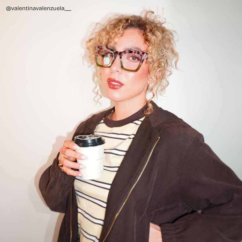 Benitez Square Two-Tone Glasses