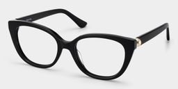 Charlotte Black Cat eye Glasses2