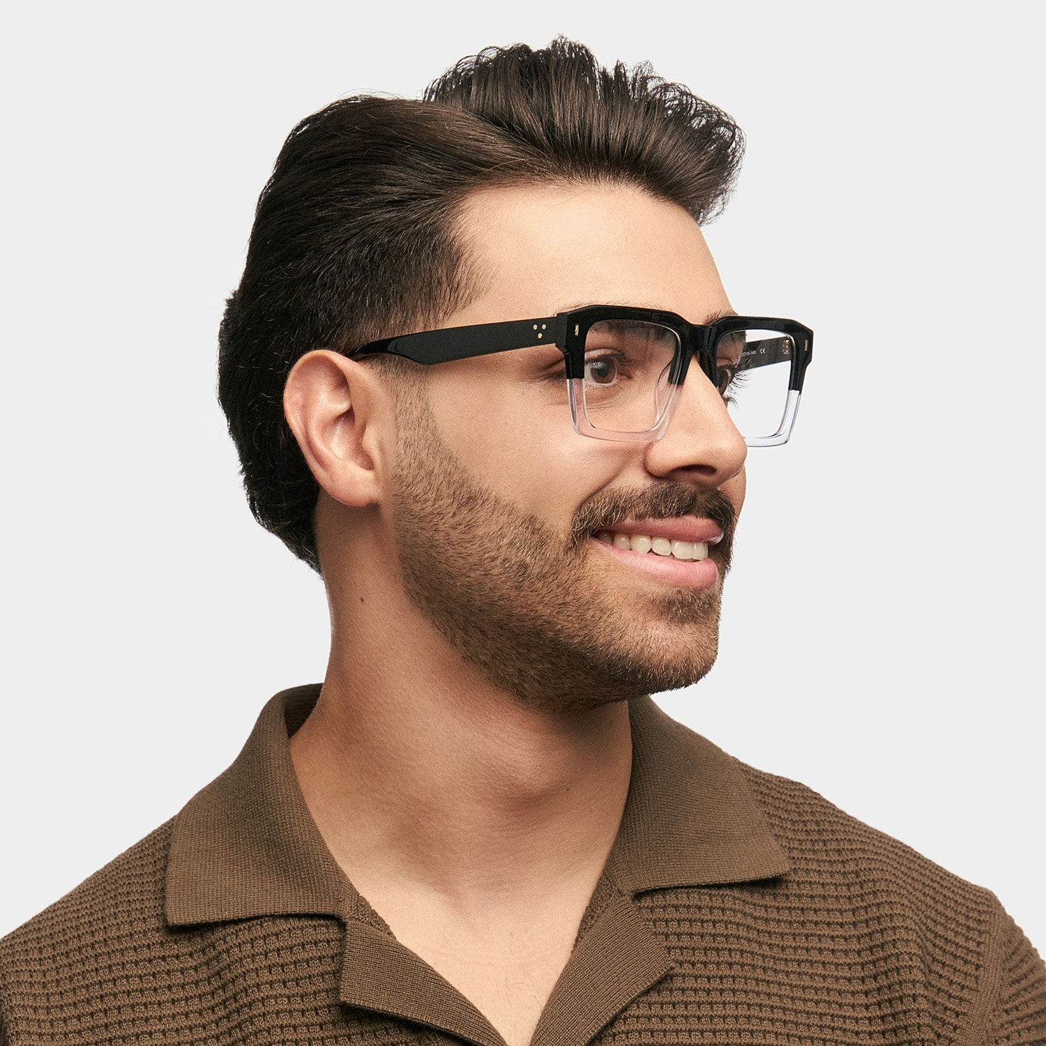 Kenish Square Black Crystal Glasses1