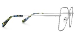 Alisandra Aviator Silver Glasses2