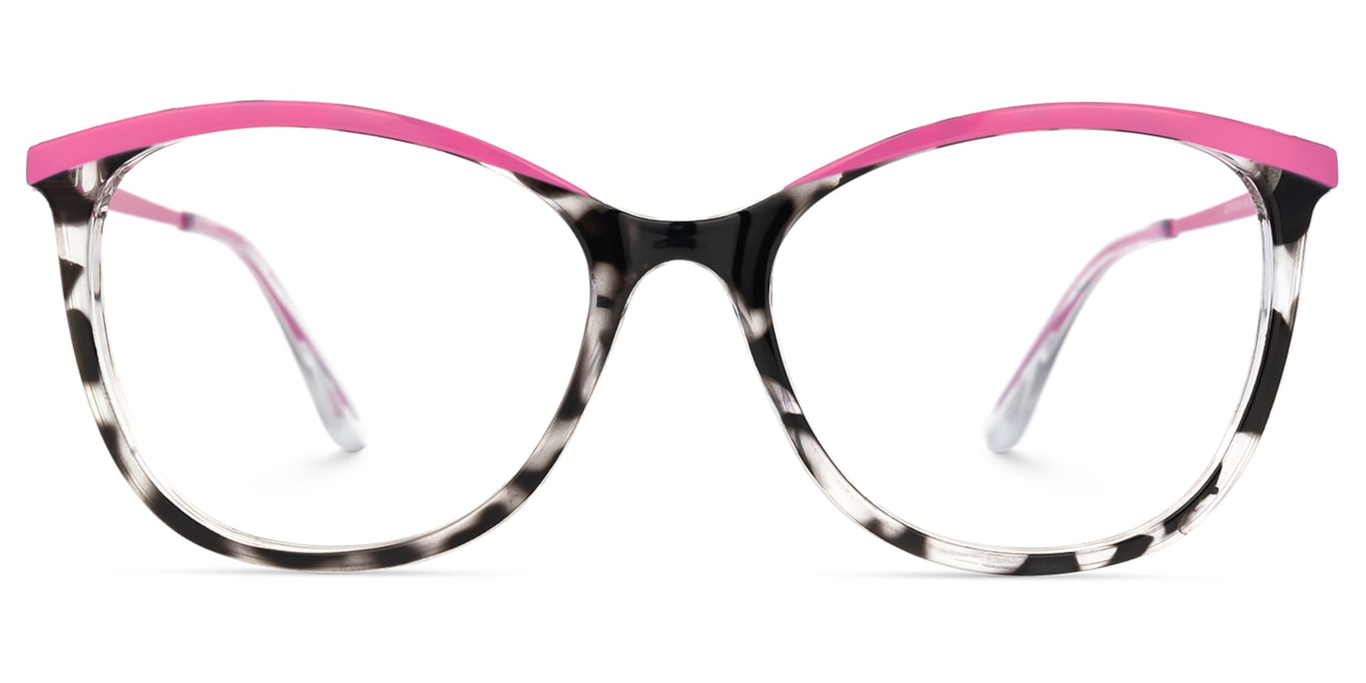 Jenee Thin Pink and Tortoise Glasses in Oval Design | Zeelool1