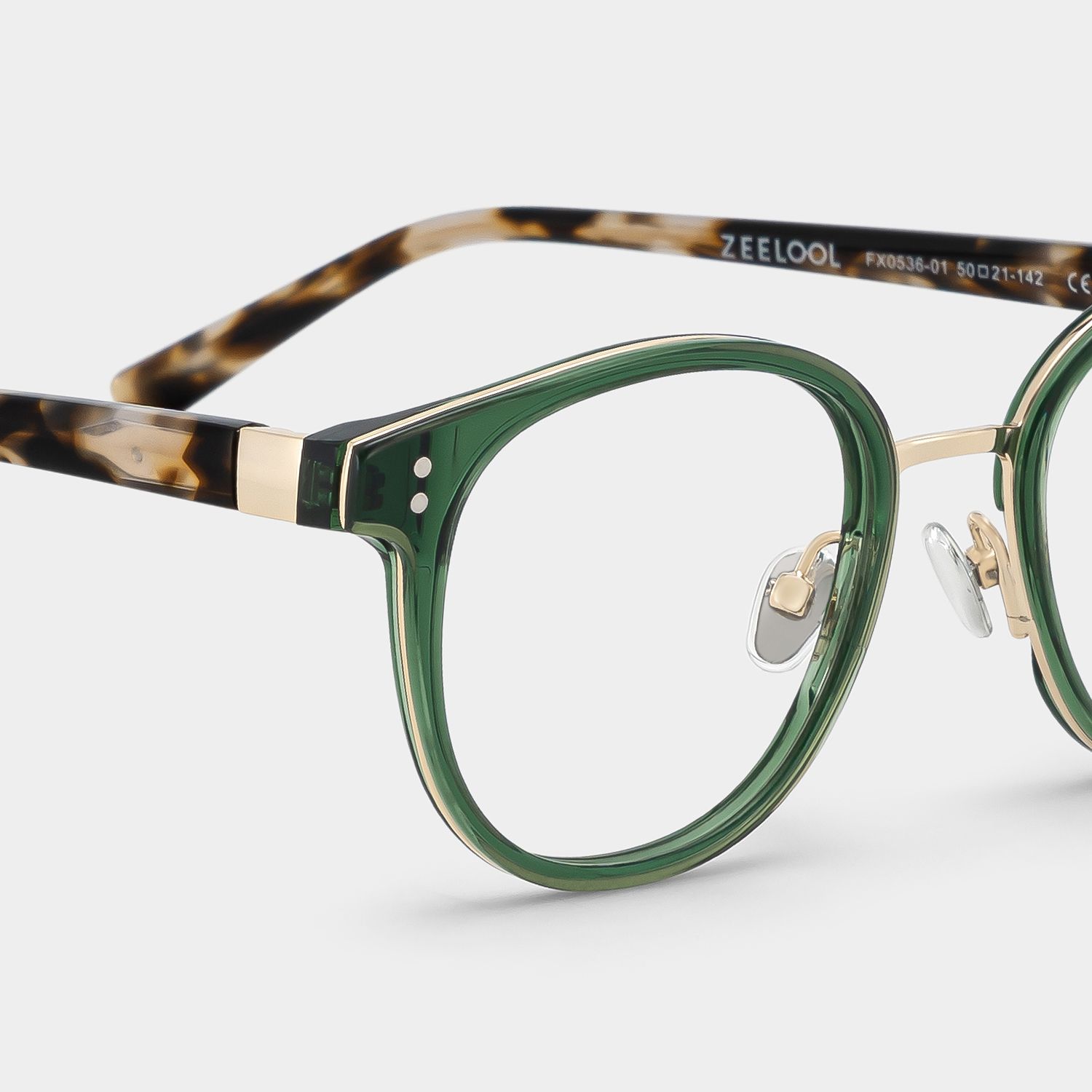 Matthew Round Green Glasses | Zeelool Glasses