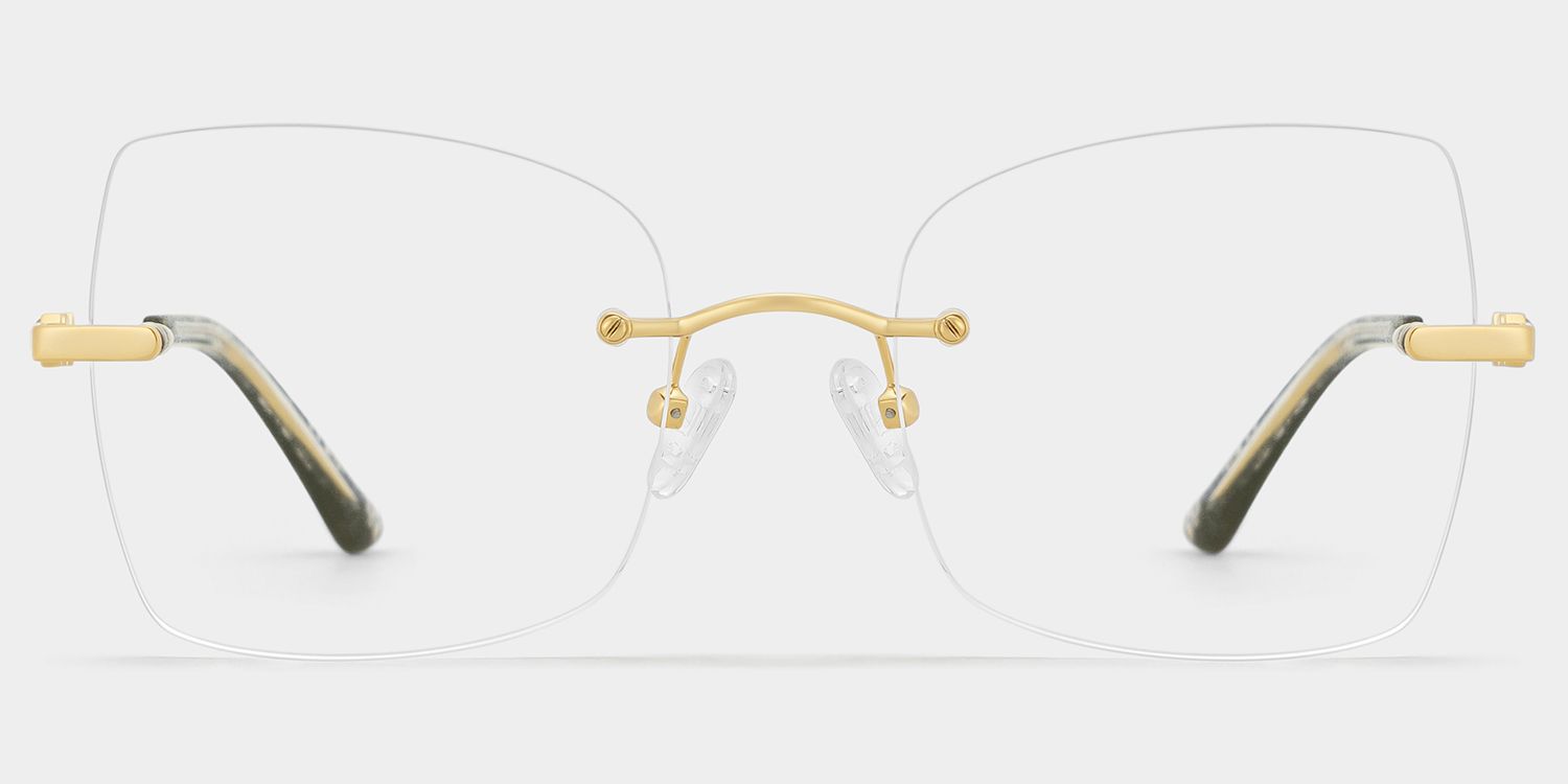 Tierney Designer Butterfly Metal Rimmed Spectacles  | Zeelool0