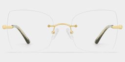 Tierney Butterfly Gold Glasses0