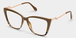Awilda Cateye Brown Glasses2