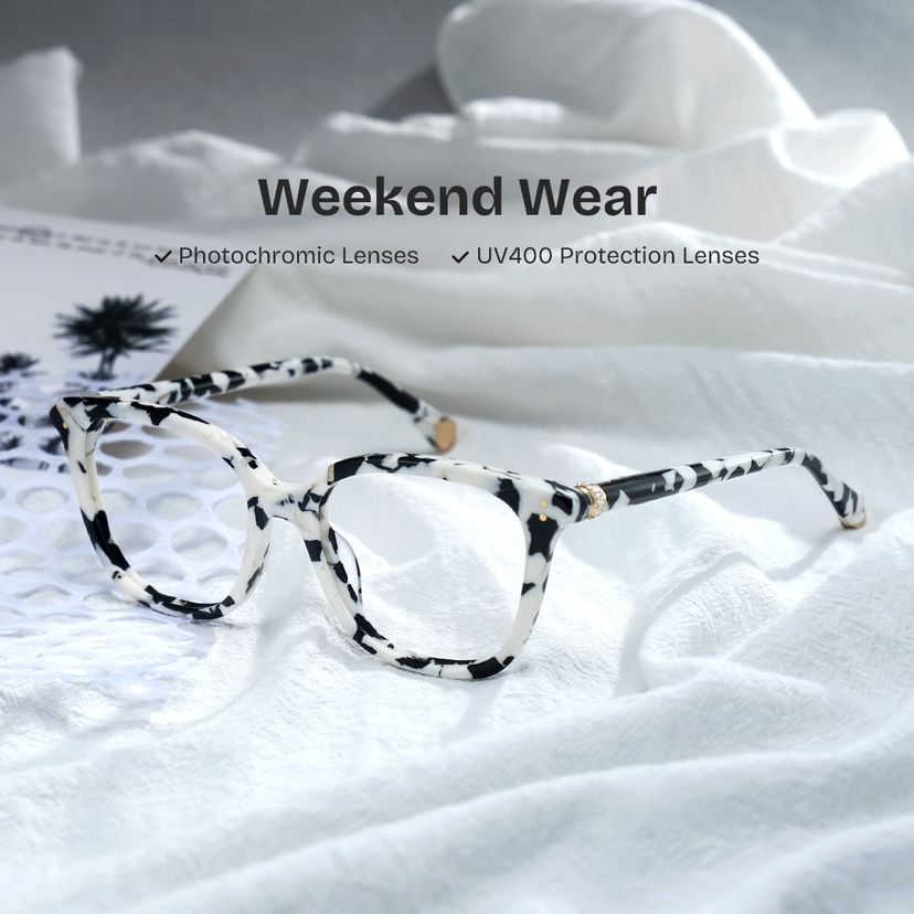 Miles Square Cow Glasses