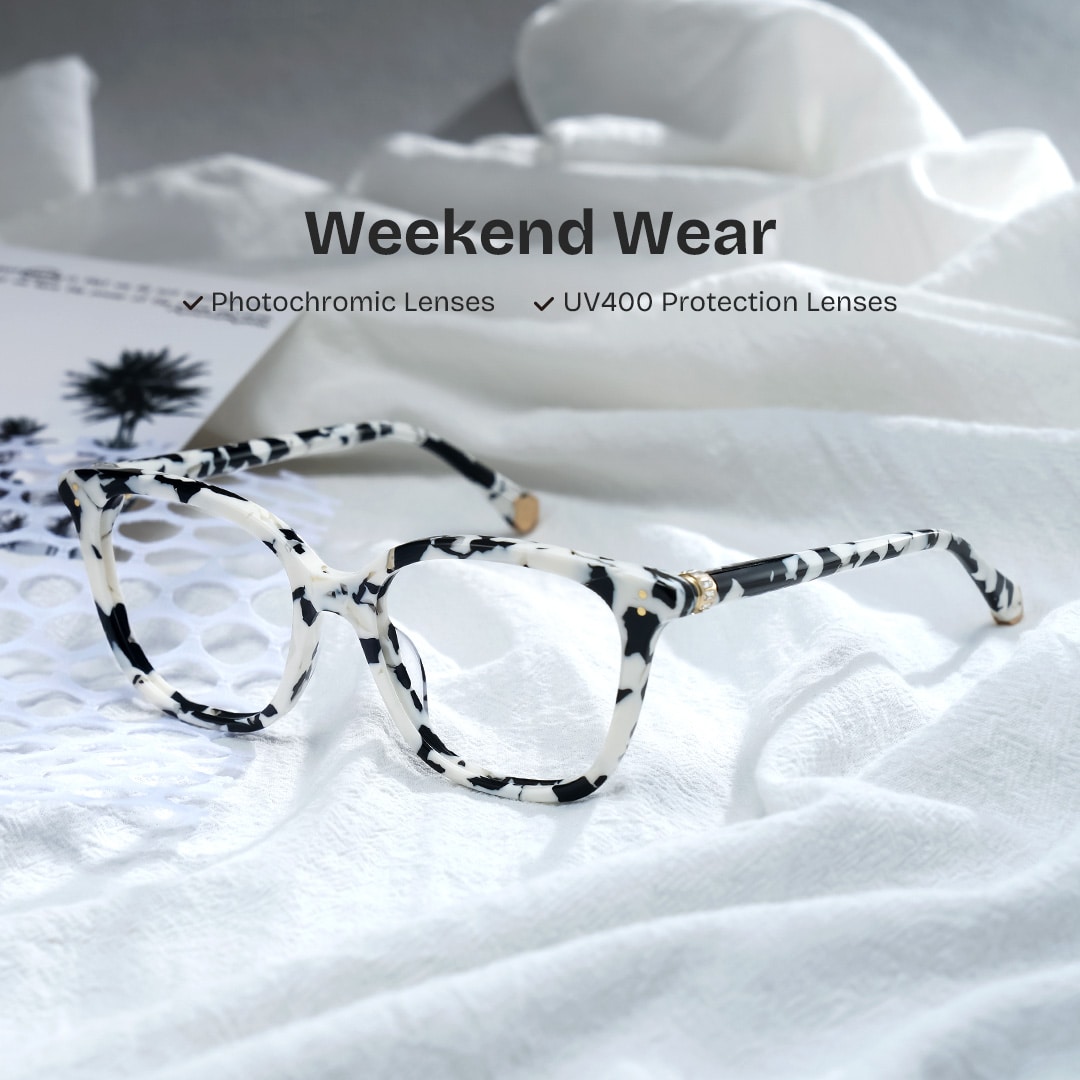 Miles Square Cow Glasses