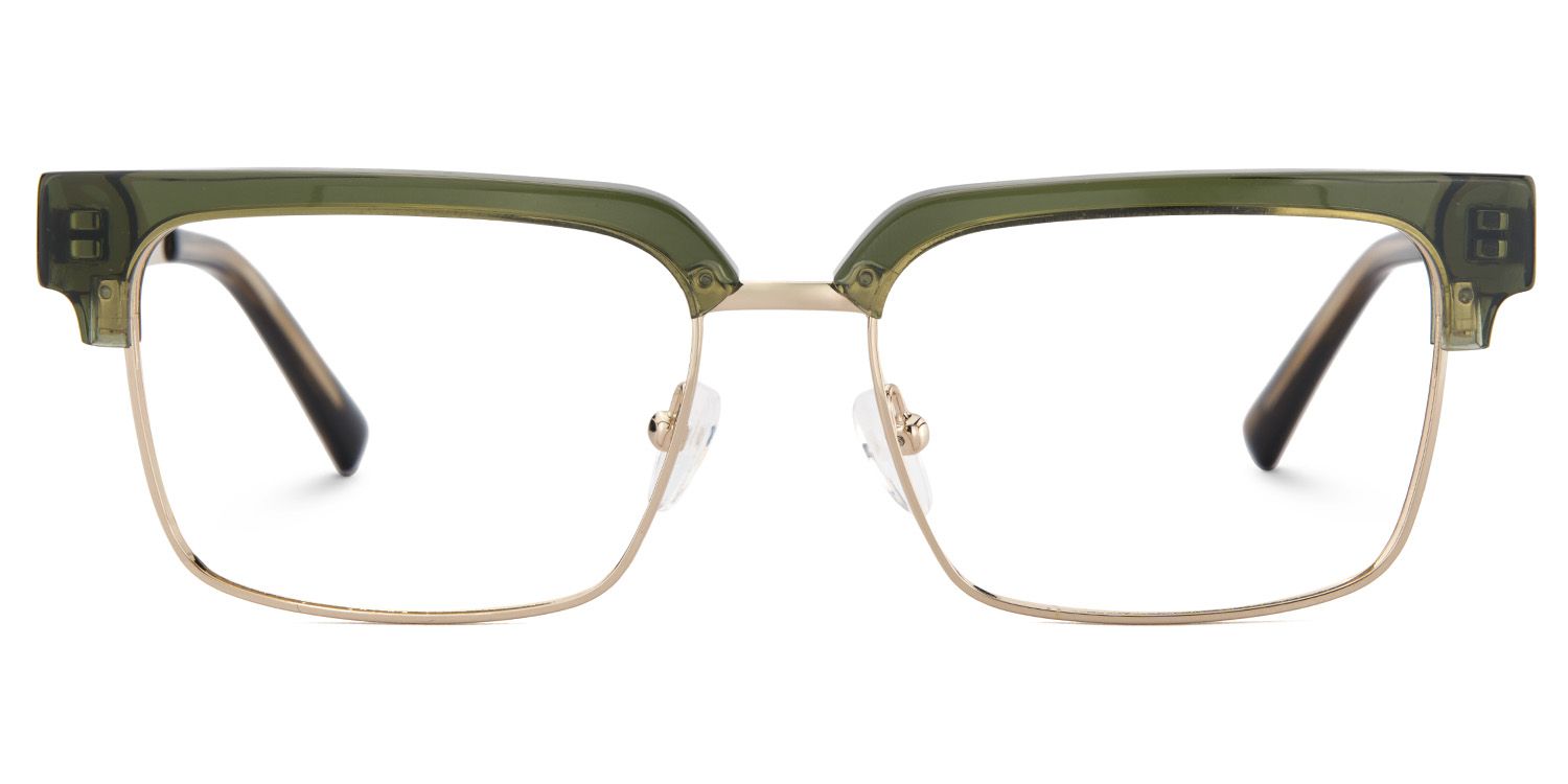 Green Browline Frame Glasses - Gerena on Sale | Zeelool1