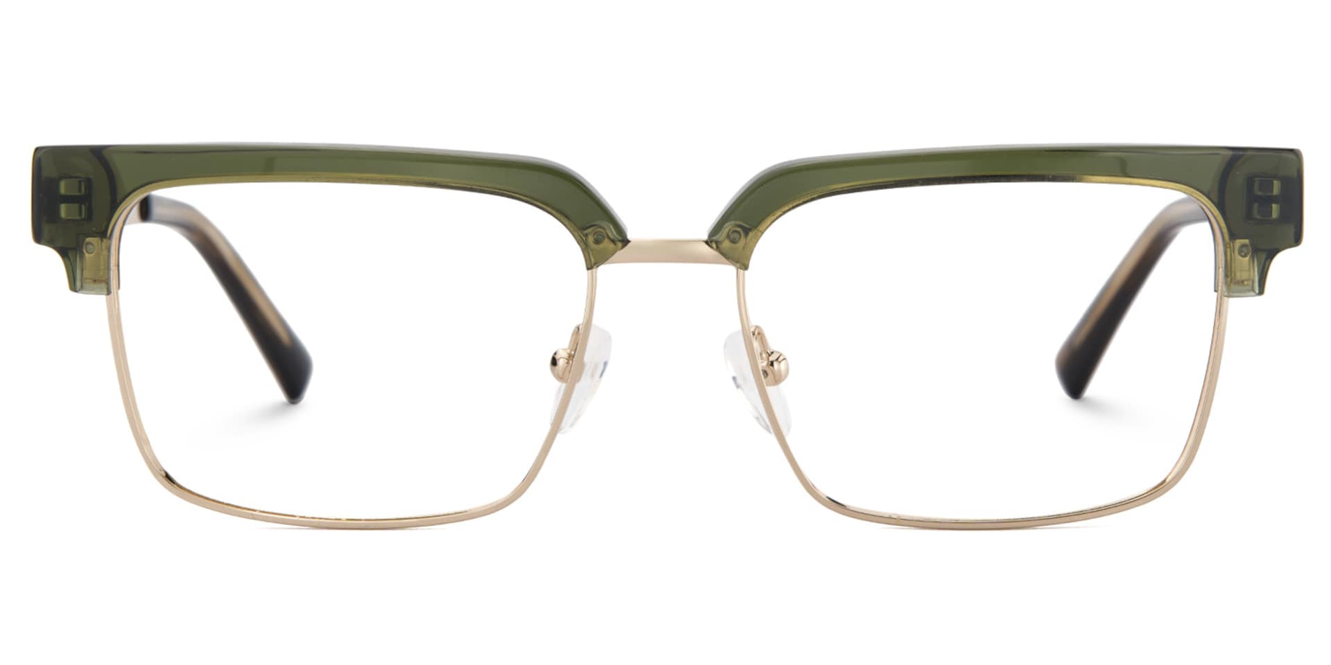 Green Browline Frame Glasses - Gerena on Sale | Zeelool1
