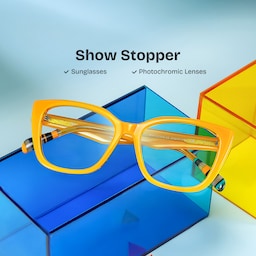 Julius Butterfly Yellow Glasses2