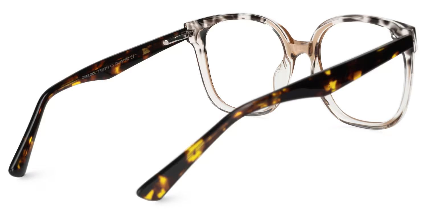 Square Siner Beige Glasses deals -Zeelool Glasses5