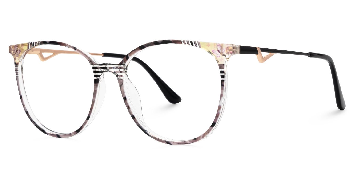 TR90 Chanty Eyeglasses, Chanty Round Glasses -Zeelool Glasses1