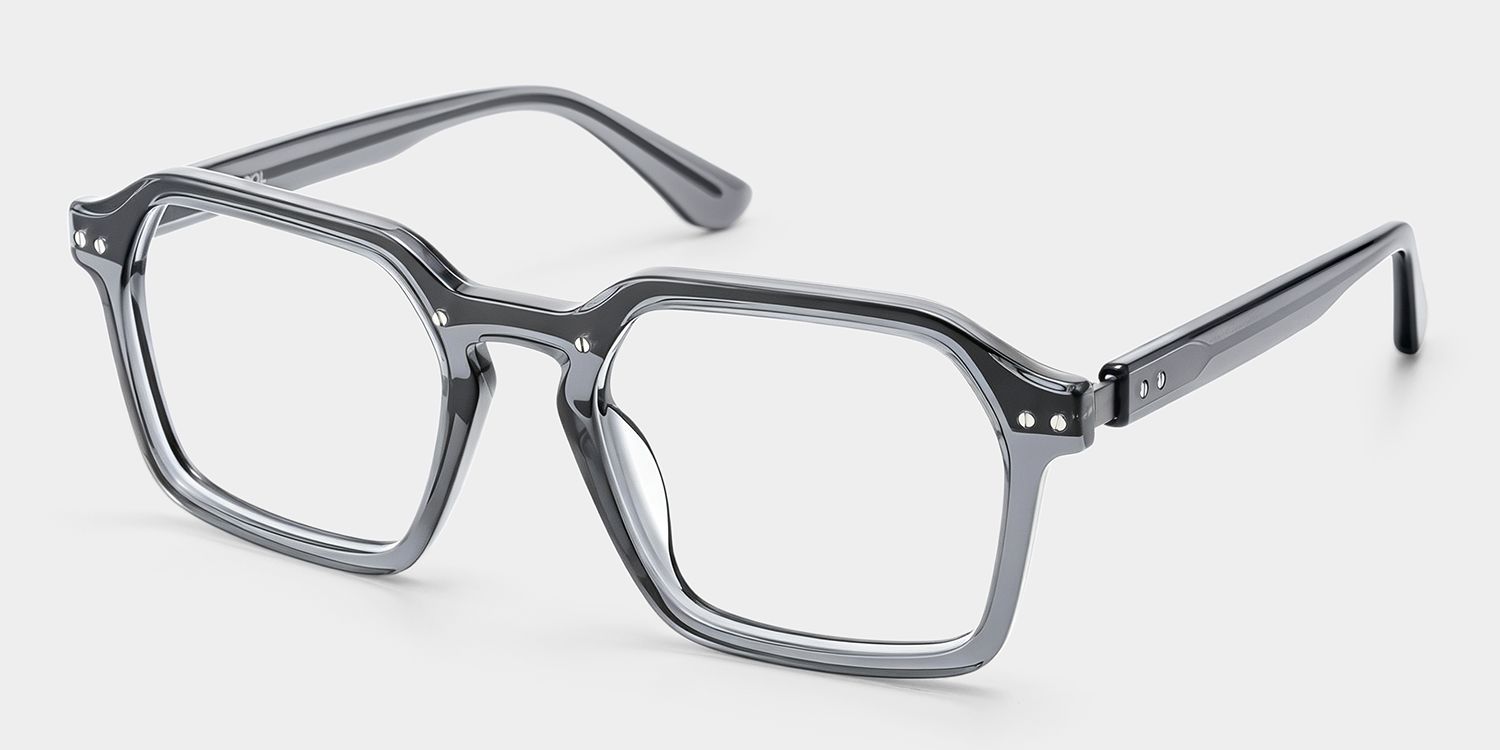 Brendan Gray Geometric Eyeglasses in Trendy Edge Vibe | ZEELOOL2