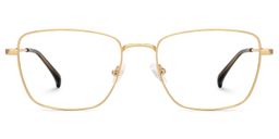 Oduntan Rectangle Gold Glasses0