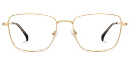Oduntan Rectangle Gold Glasses0