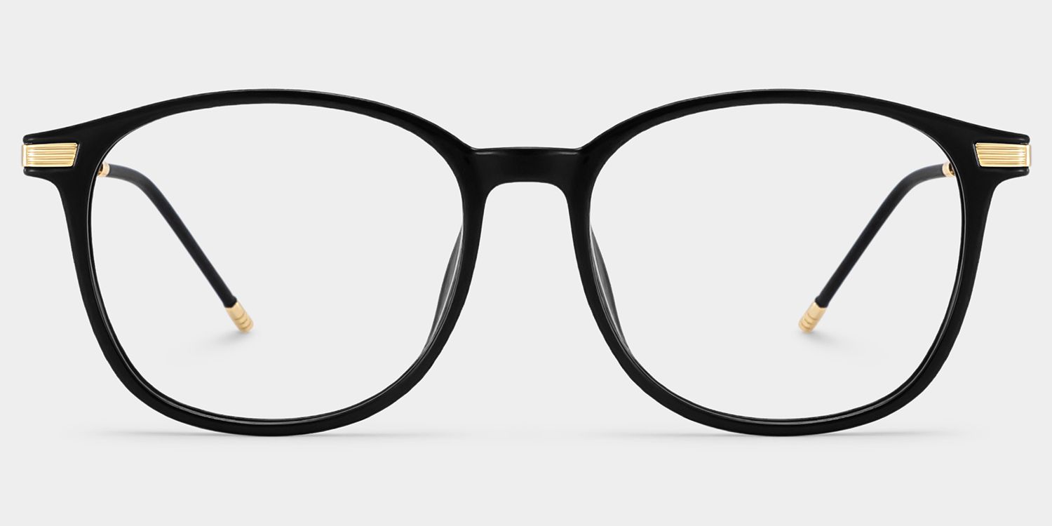 Greene Black Square Mixed Frame Glasses for Women | ZEELOOL1